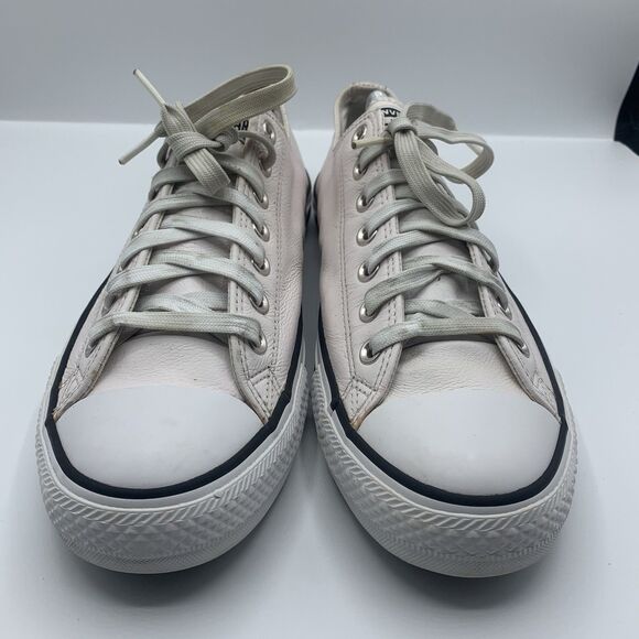 Converse All Star Unisex Light Pink Leather Sneakers Men's Size 9.5 Women 11.5 - Picture 6 of 8